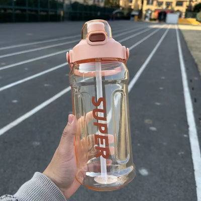 Straw Water Bottle